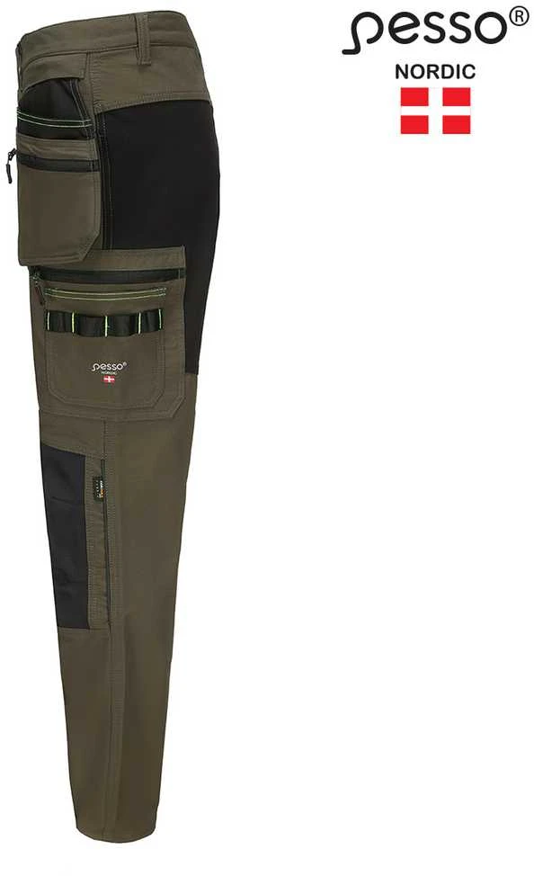 Kelnės Pesso JUPITER 175Z Flex Pro stretch (olive žalias)