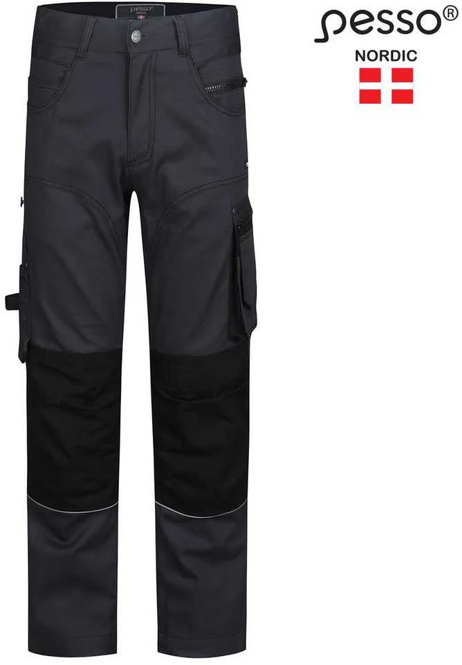 Kelnės PESSO stretch (pilkos)