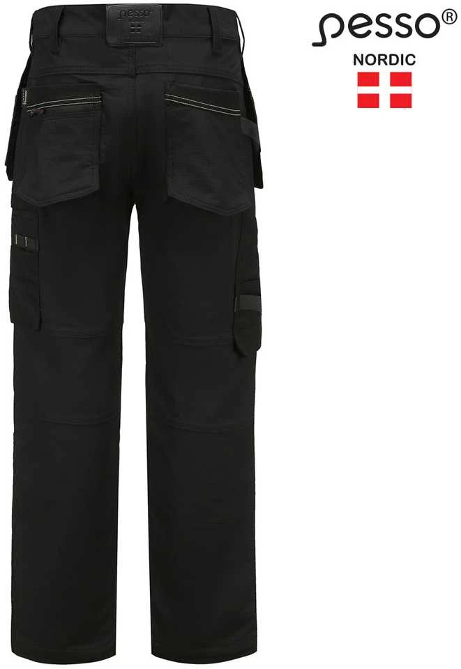 Kelnės Pesso Taurus Flex Pro 165B stretch (juodos)