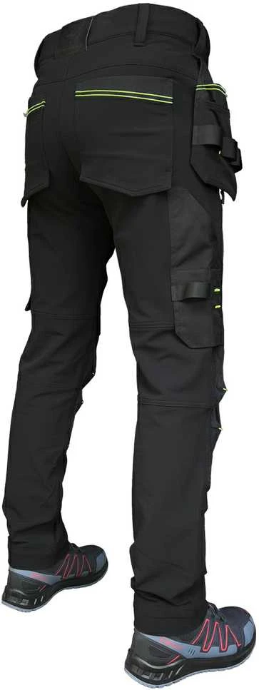Kelnės Pesso Taurus Flex Pro 165B stretch (juodos)