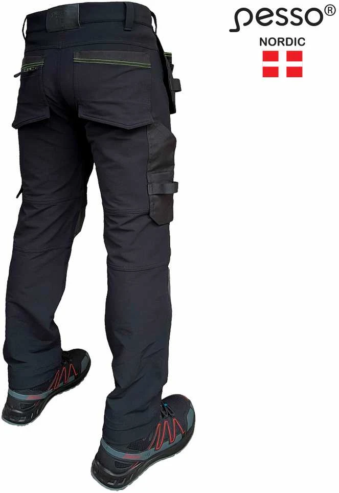 Kelnės Pesso Taurus Flex Pro 165B stretch (juodos)