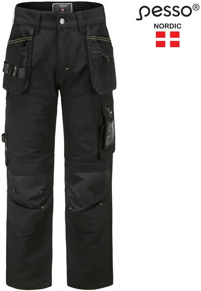 Kelnės Pesso Taurus Flex Pro 165B stretch (juodos)