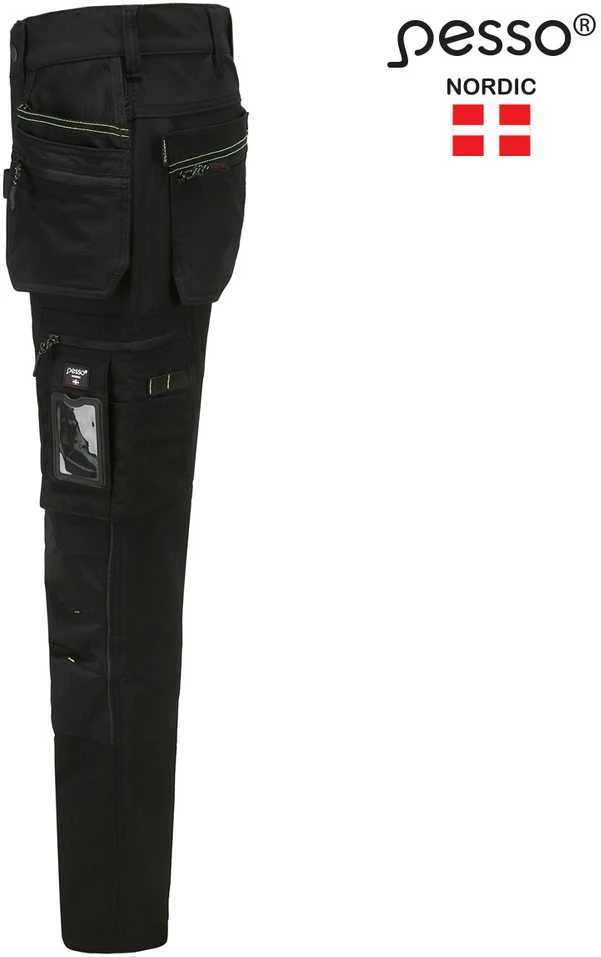 Kelnės Pesso Taurus Flex Pro 165B stretch (juodos)