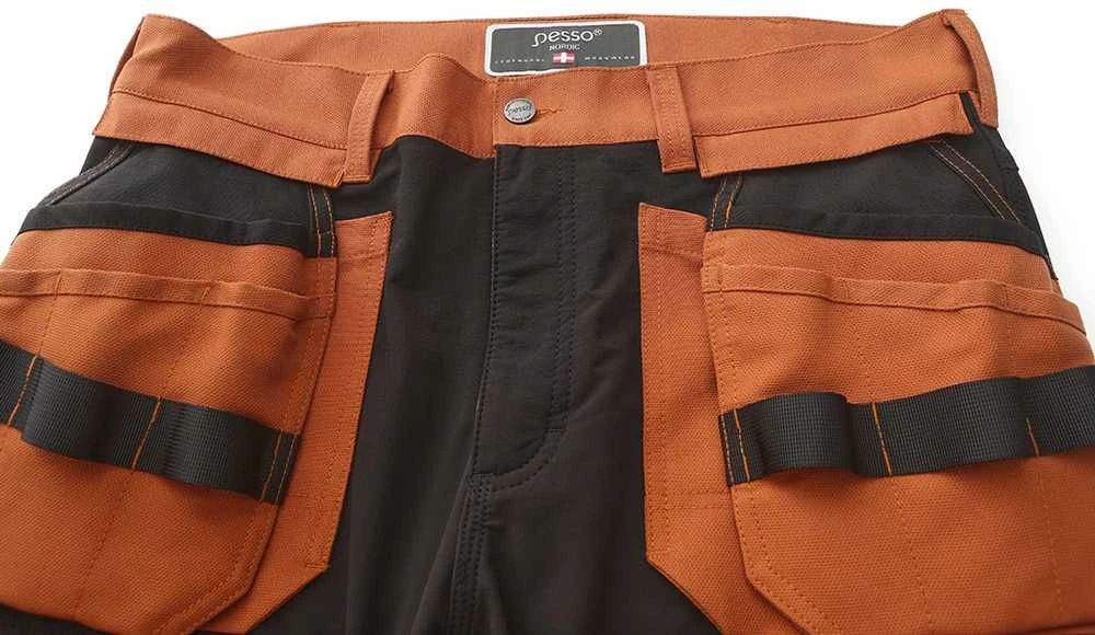 Kelnės Pesso Titan 125 (Spandex/Cordura), rudos