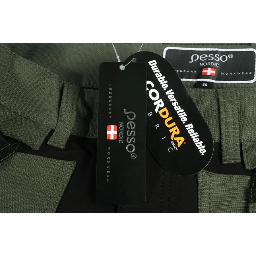 Kelnės Pesso Titan 125 (Spandex/Cordura) žalios
