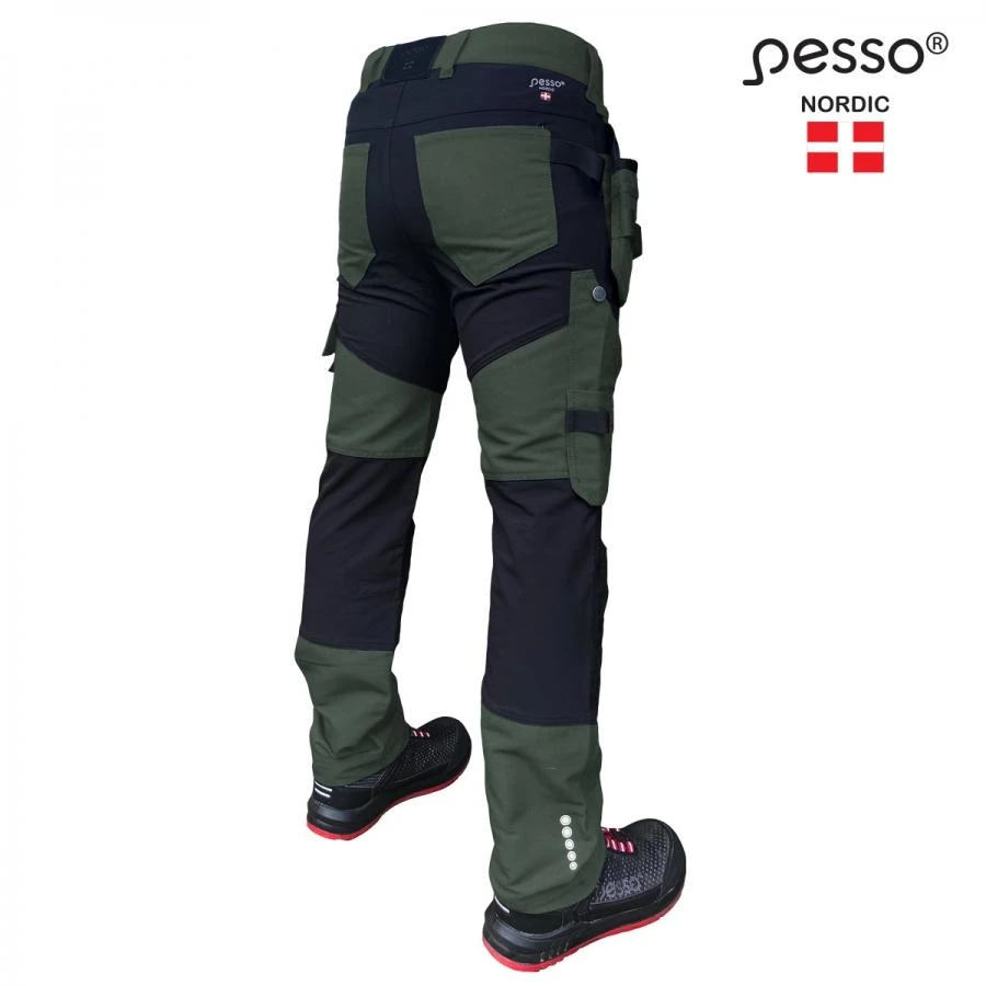 Kelnės Pesso Titan 125 (Spandex/Cordura) žalios