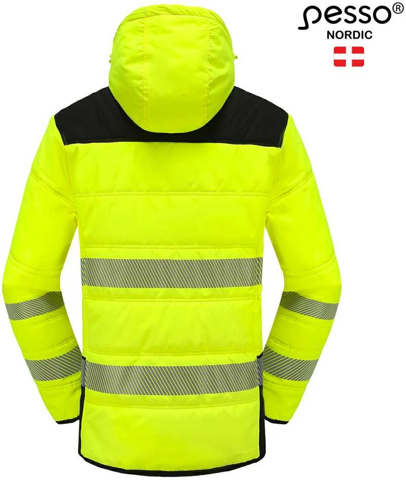 Pašiltinta striukė Pesso LYRA (geltona)