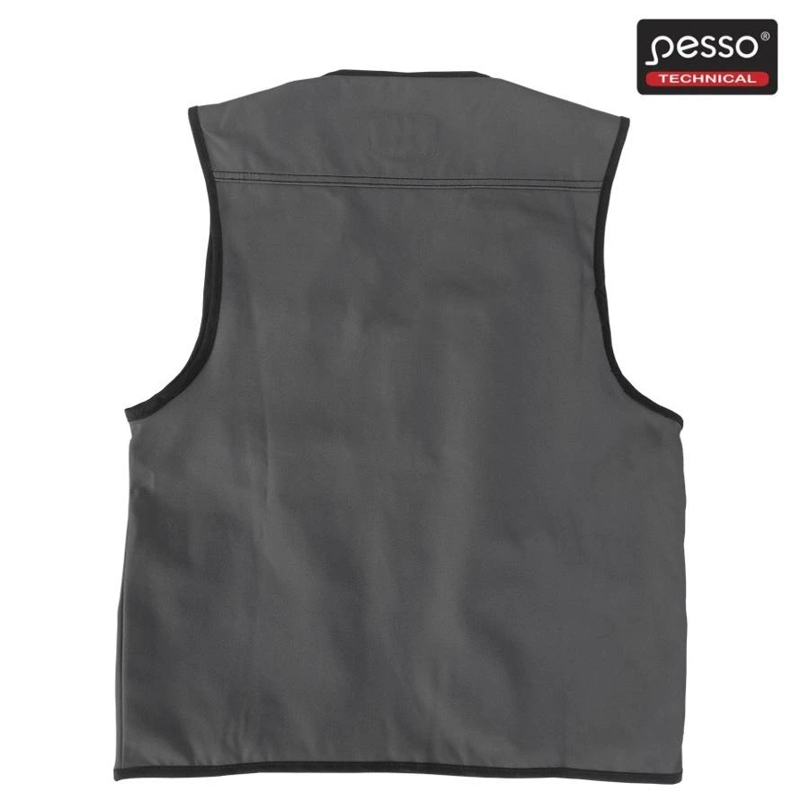 Liemenė Pesso iš Canvas audinio (pilka)