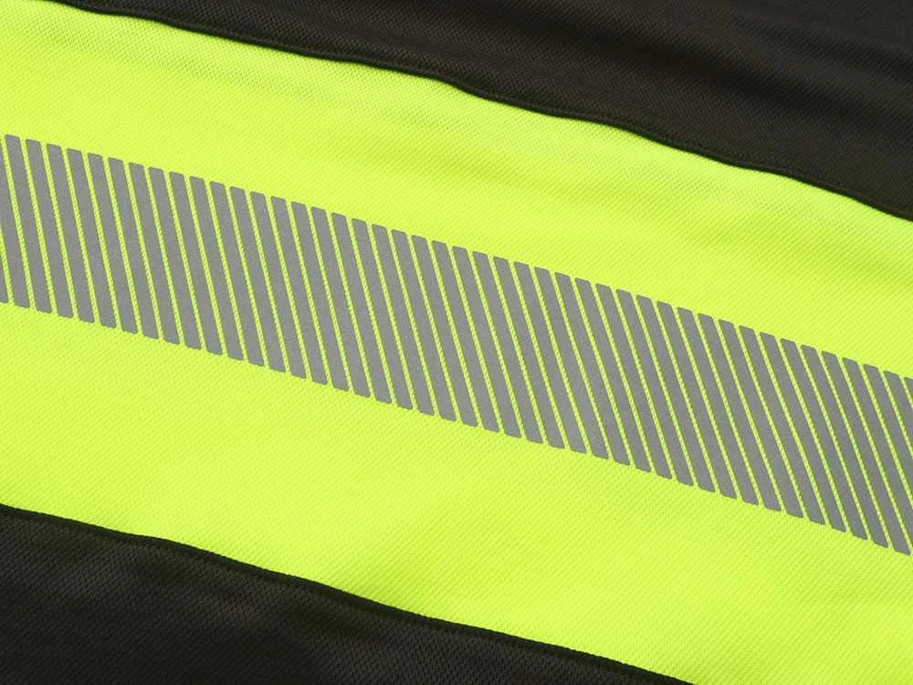 Marškinėliai ilgomis rankovėmis PESSO Hi-vis, juodi
