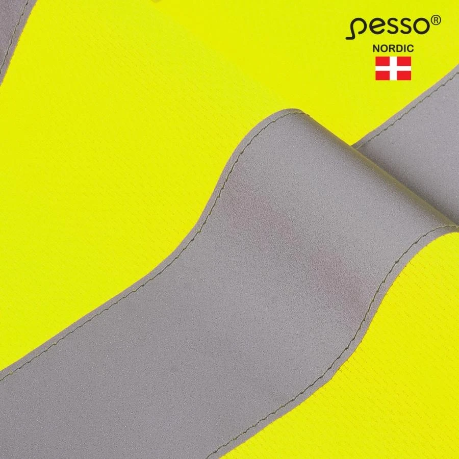 Marškinėliai PESSO Hi-vis, geltoni