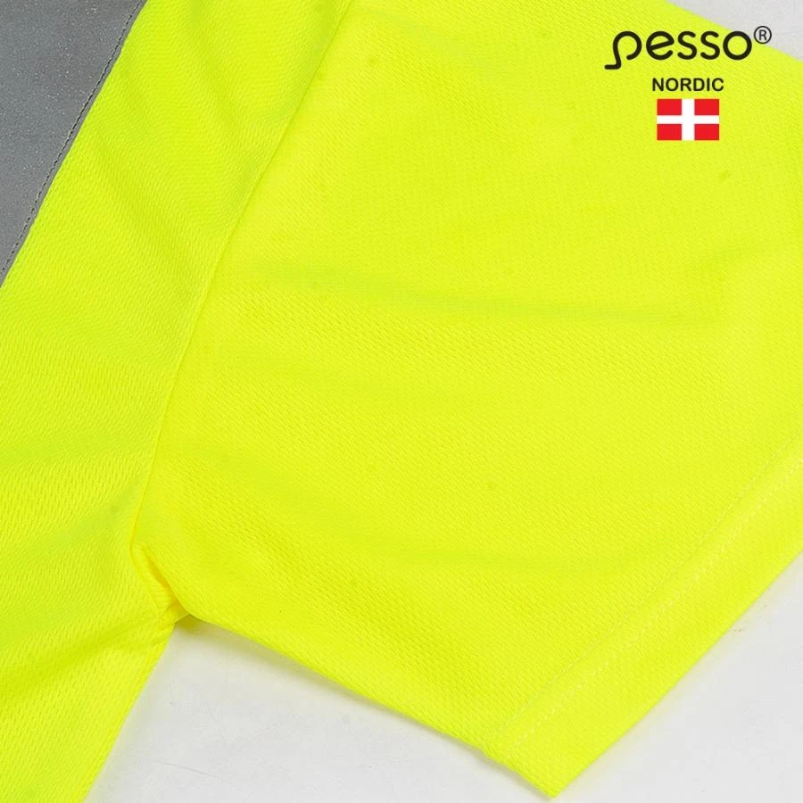 Marškinėliai PESSO Hi-vis, geltoni