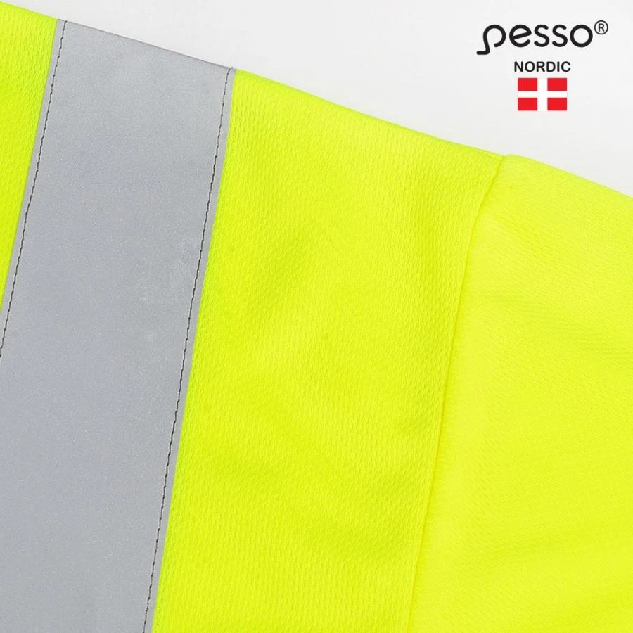 Marškinėliai PESSO Hi-vis, geltoni