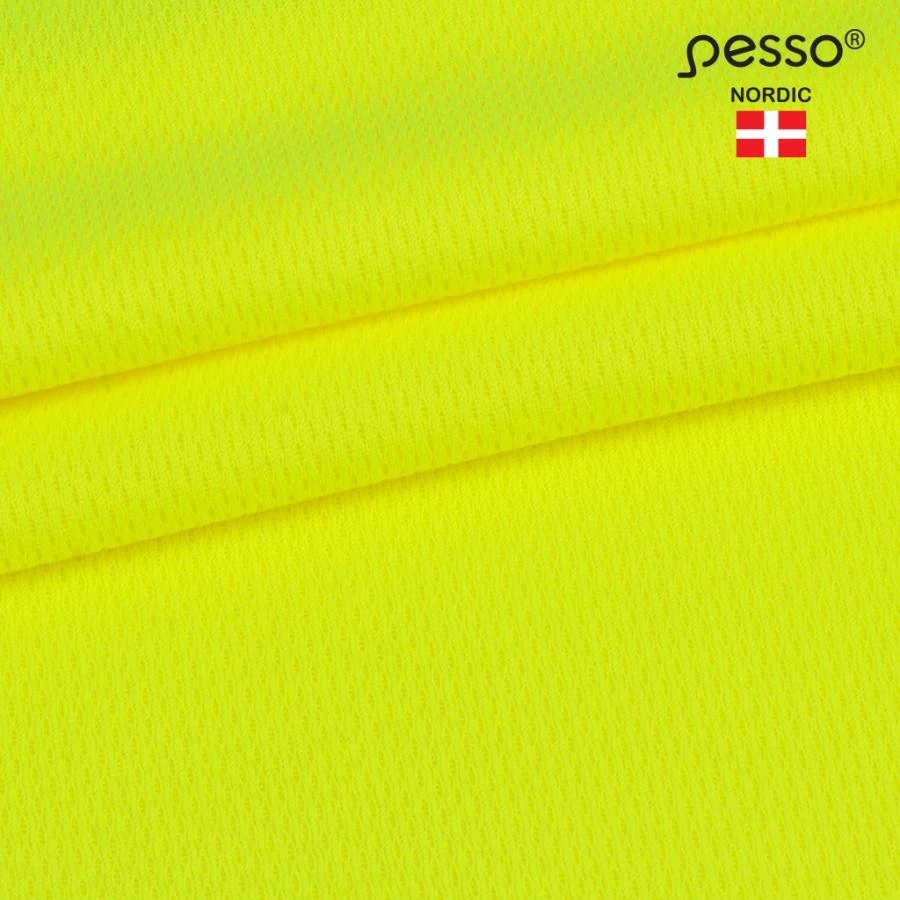 Marškinėliai PESSO Hi-vis, geltoni