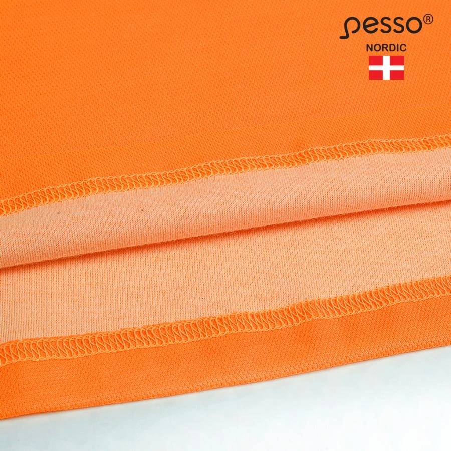 Marškinėliai PESSO Hi-vis, oranžiniai(50% medv.50% pol.)