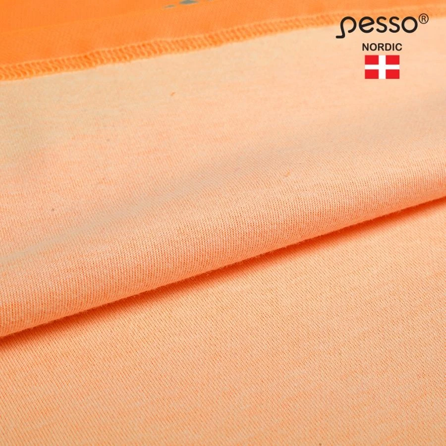 Marškinėliai PESSO Hi-vis, oranžiniai(50% medv.50% pol.)