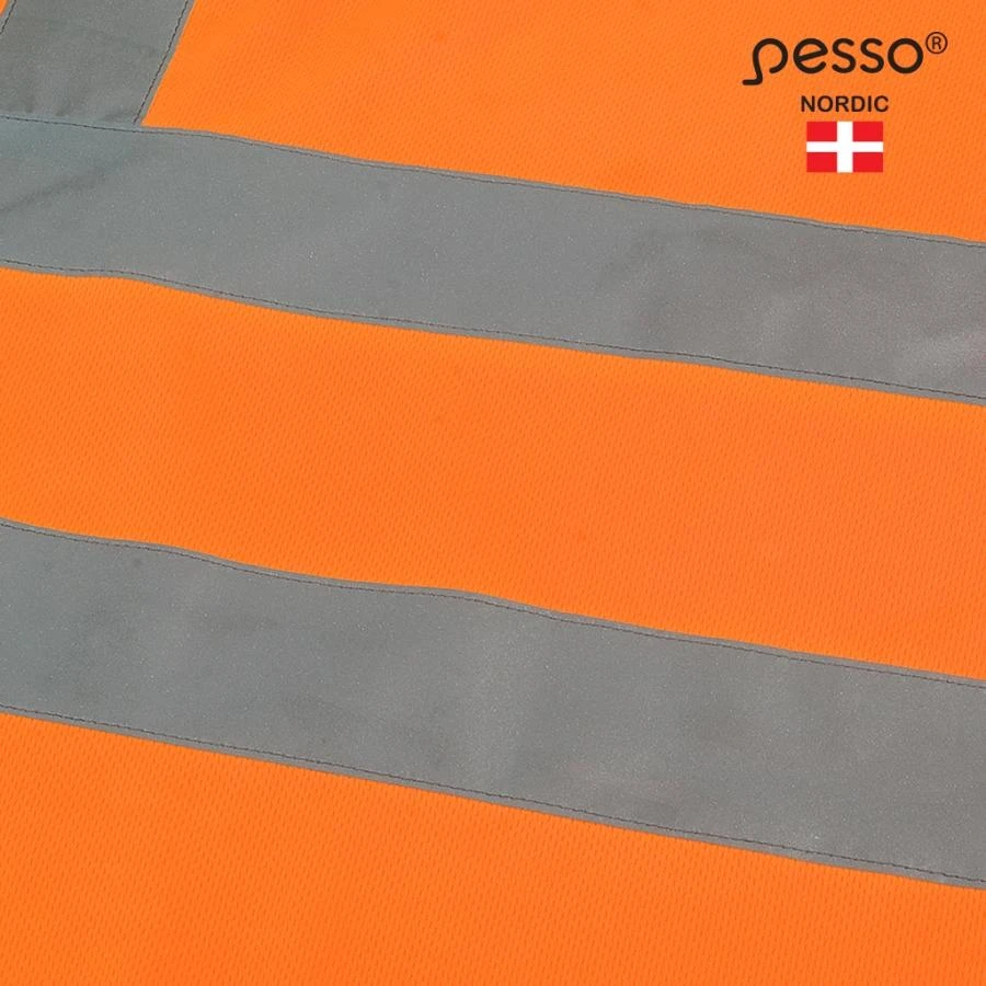 Marškinėliai PESSO Hi-vis,oranžiniai
