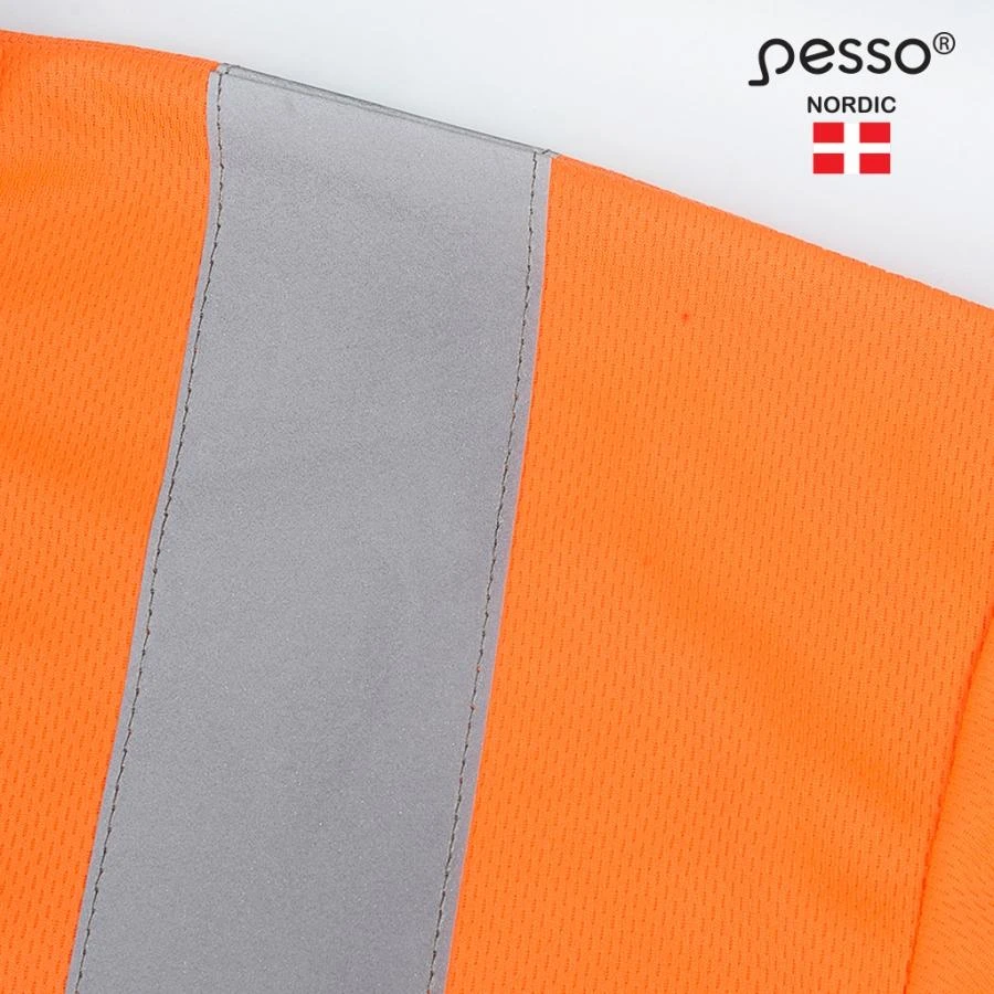 Marškinėliai PESSO Hi-vis,oranžiniai