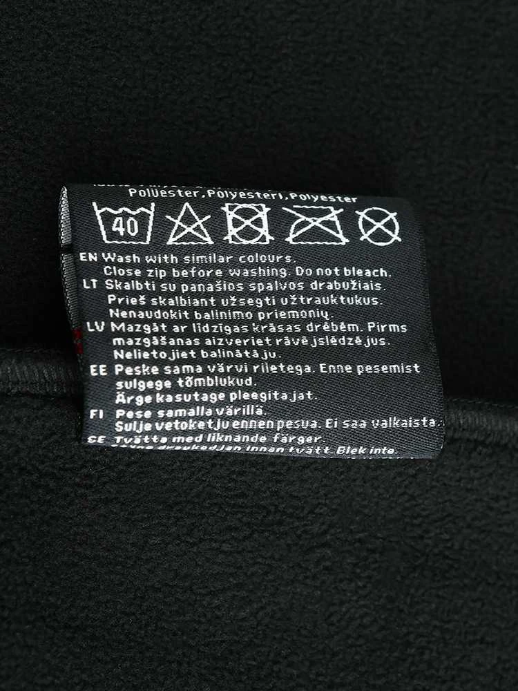 Megztinis Fleece Pesso, juodas