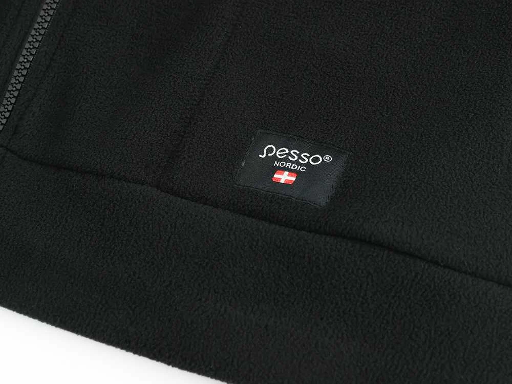 Megztinis Fleece Pesso, juodas