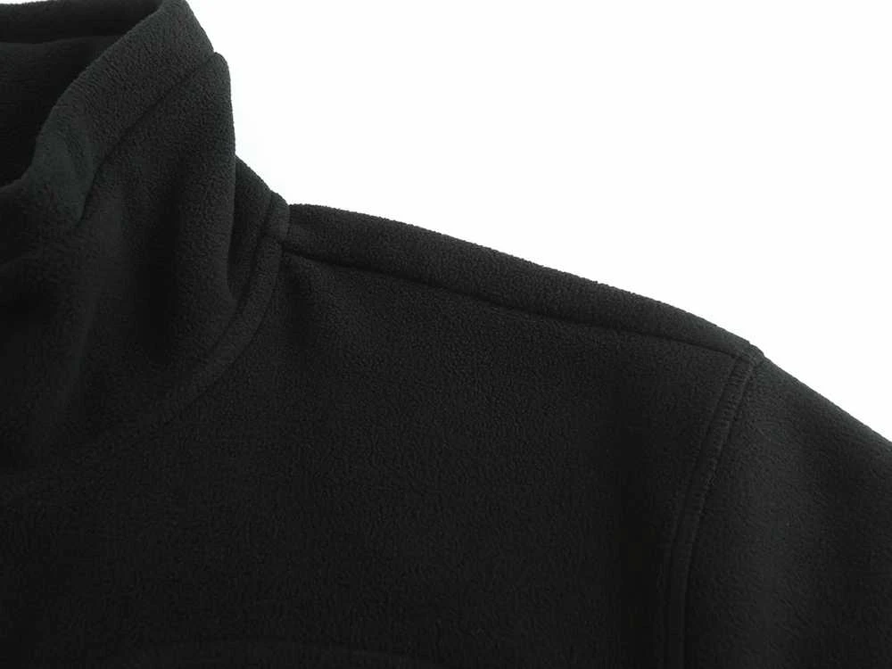 Megztinis Fleece Pesso, juodas