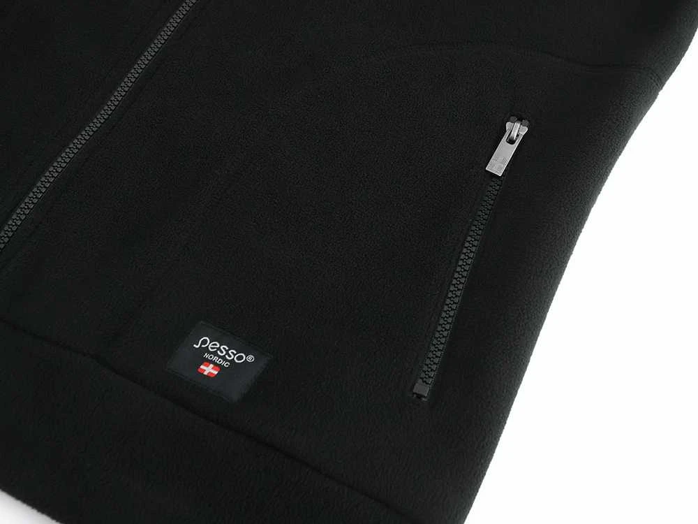 Megztinis Fleece Pesso, juodas