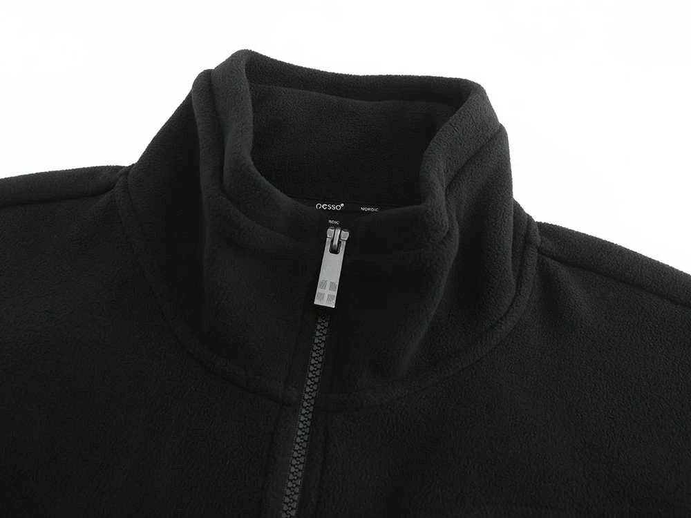 Megztinis Fleece Pesso, juodas