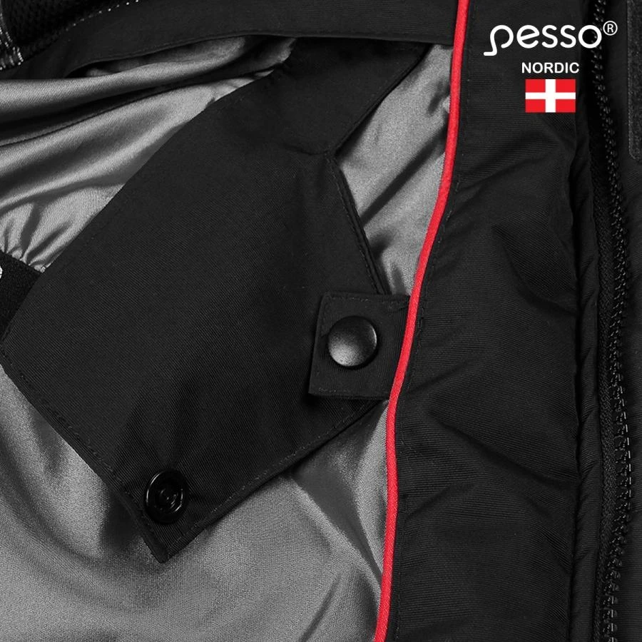 Pašiltinta striukė Pesso Helsinki, juoda