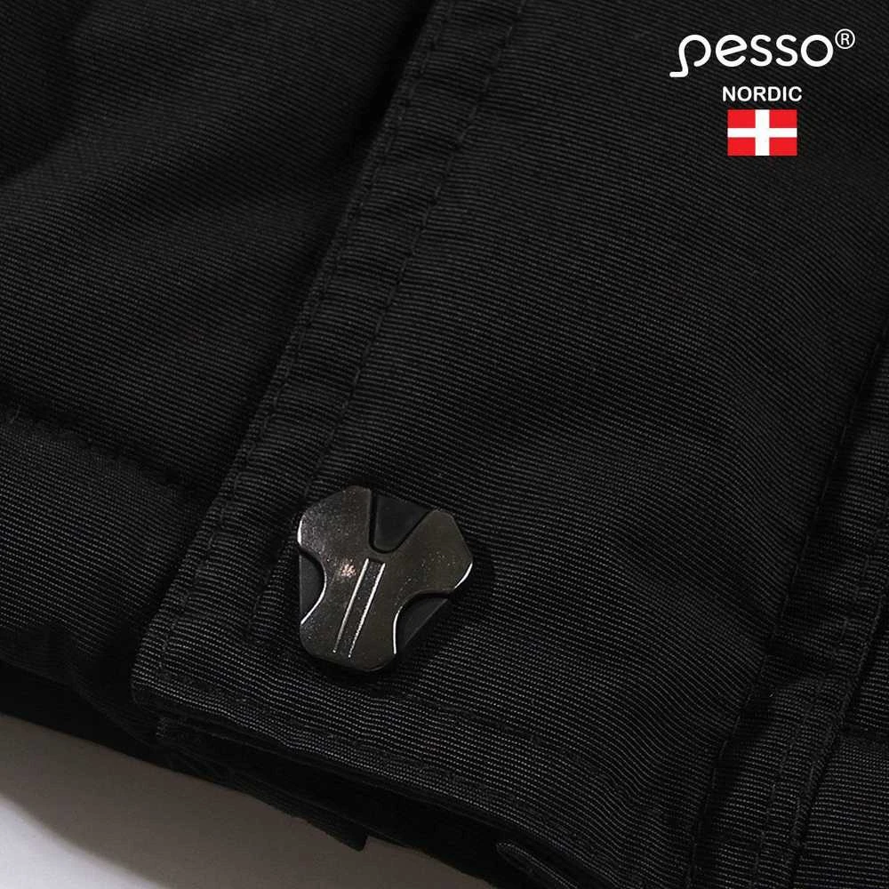 Pašiltinta striukė Pesso NOVA (juoda/geltona)