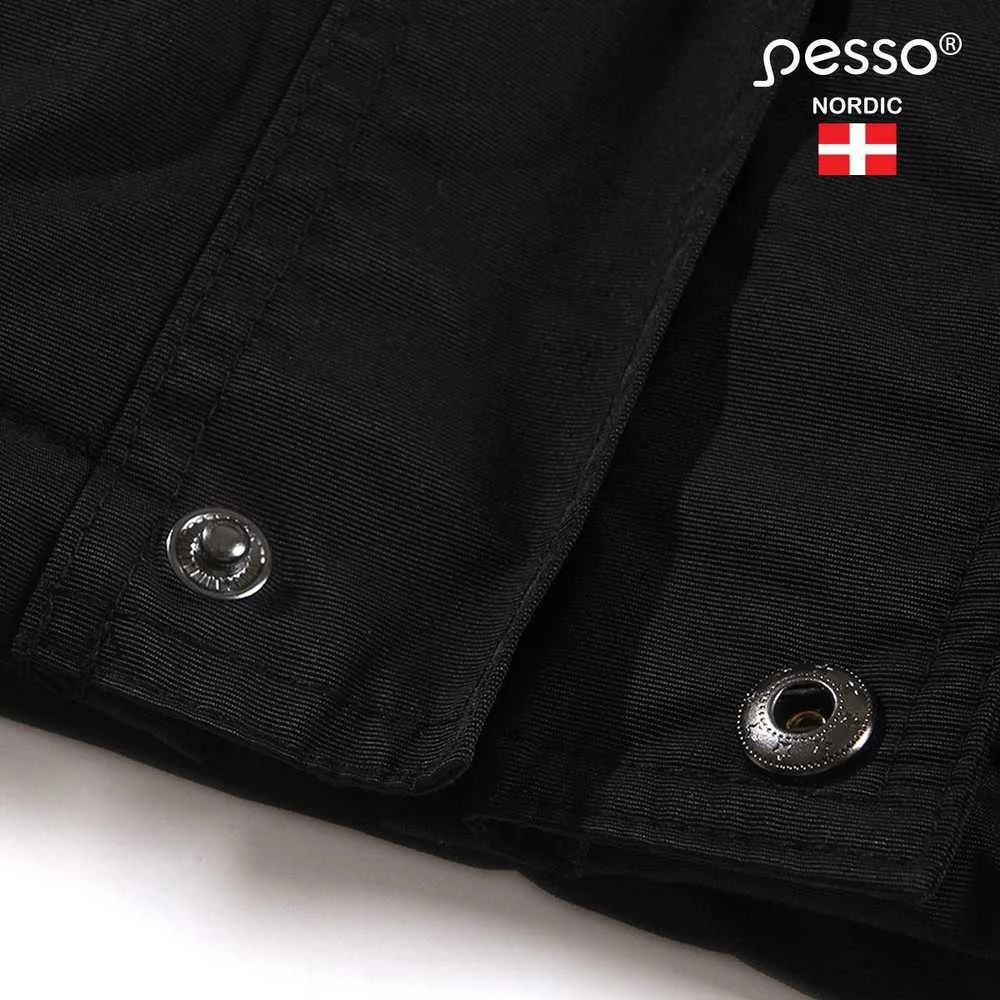 Pašiltinta striukė Pesso NOVA (juoda/geltona)