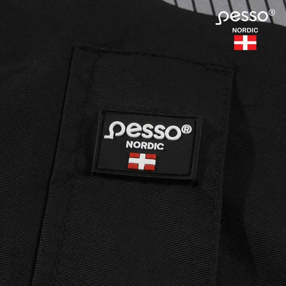 Pašiltinta striukė Pesso NOVA (juoda/geltona)