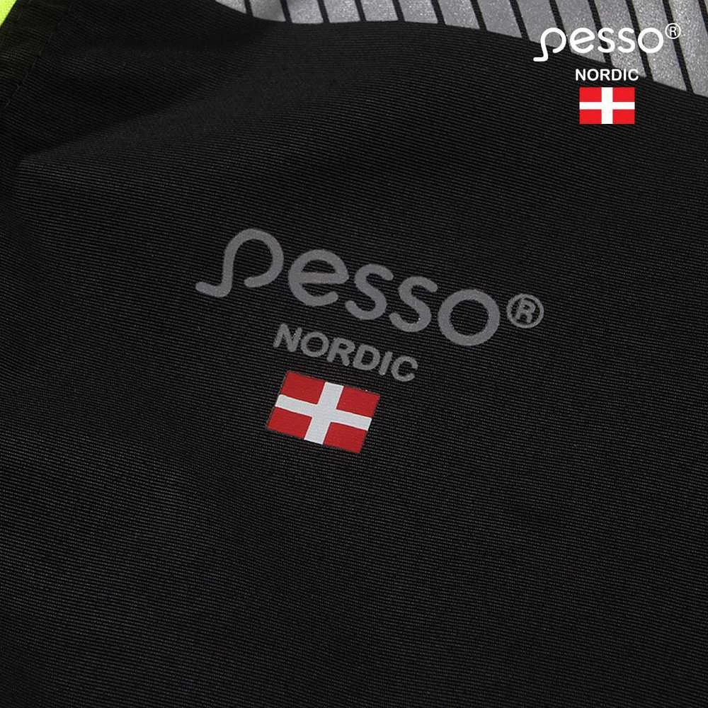 Pašiltinta striukė Pesso NOVA (juoda/geltona)