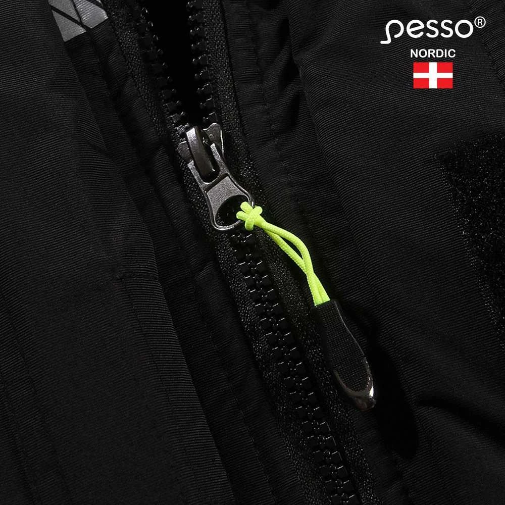 Pašiltinta striukė Pesso NOVA (juoda/geltona)