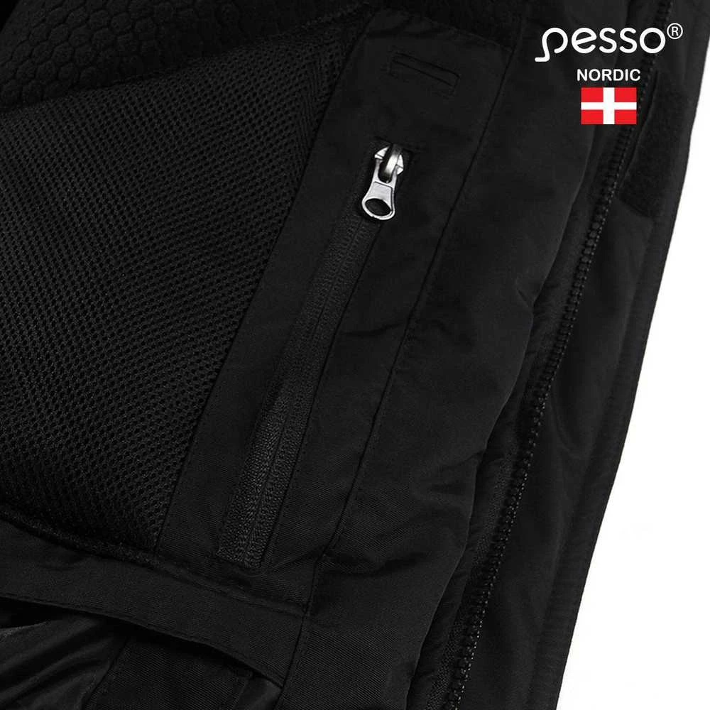 Pašiltinta striukė Pesso NOVA (juoda/geltona)