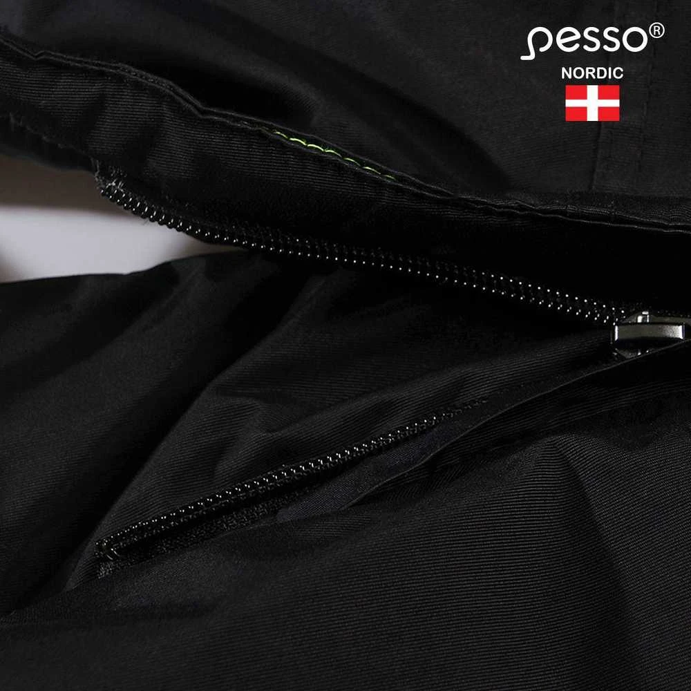 Pašiltinta striukė Pesso NOVA (juoda/geltona)
