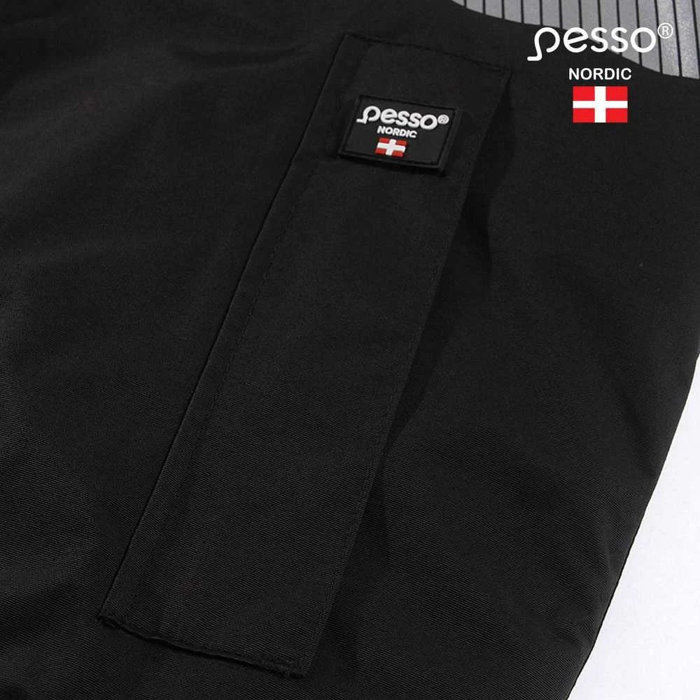 Pašiltinta striukė Pesso NOVA (juoda/geltona)