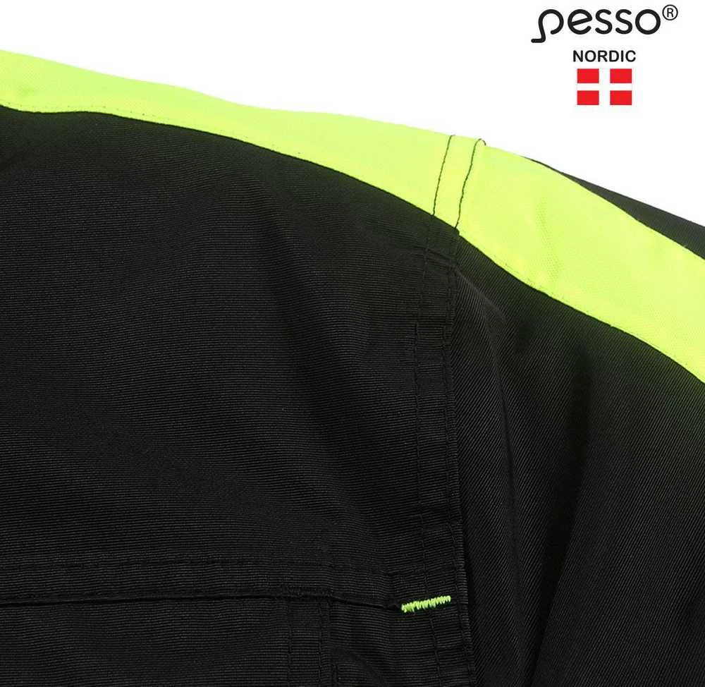 Pašiltinta striukė Pesso NOVA (juoda/geltona)