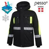 Pašiltinta striukė Pesso NOVA (juoda/geltona)
