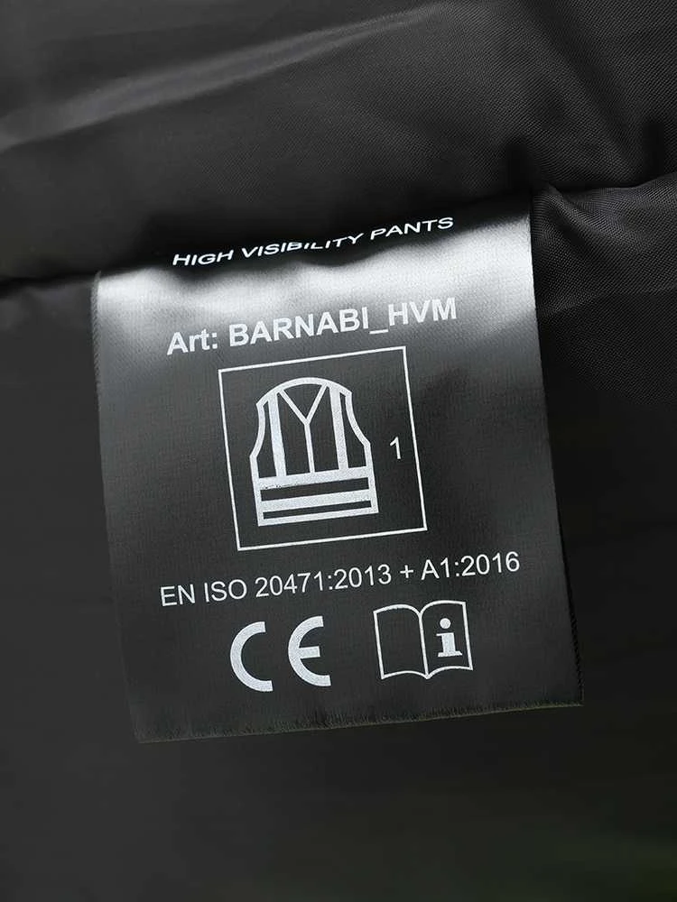 Pašiltintos Pesso kelnės BARNABI, (mėlynos su geltona apdaila)
