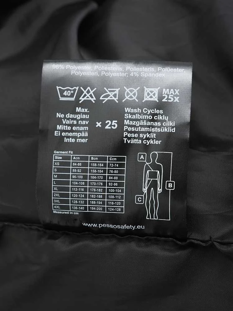 Pašiltintos Pesso softshell kelnės BARNABI, (juodos su geltona apdaila)