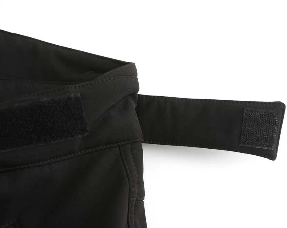 Pašiltintos Pesso softshell kelnės BARNABI, (juodos su geltona apdaila)