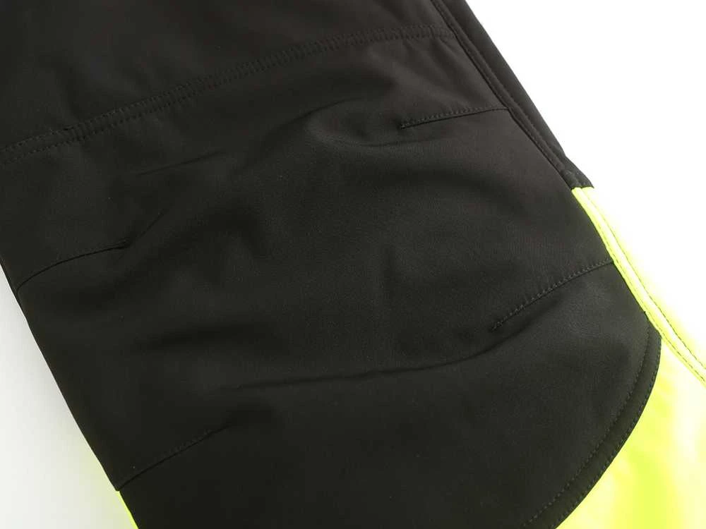 Pašiltintos Pesso softshell kelnės BARNABI, (juodos su geltona apdaila)