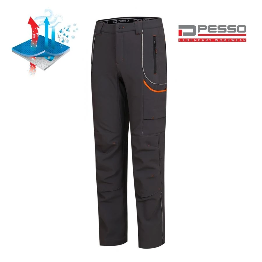 Pašiltintos softshell kelnės Pesso, pilkos