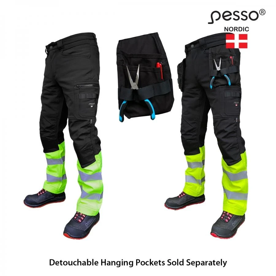 Pašiltintos softshell Pesso kelnės Mercury(geltonos)