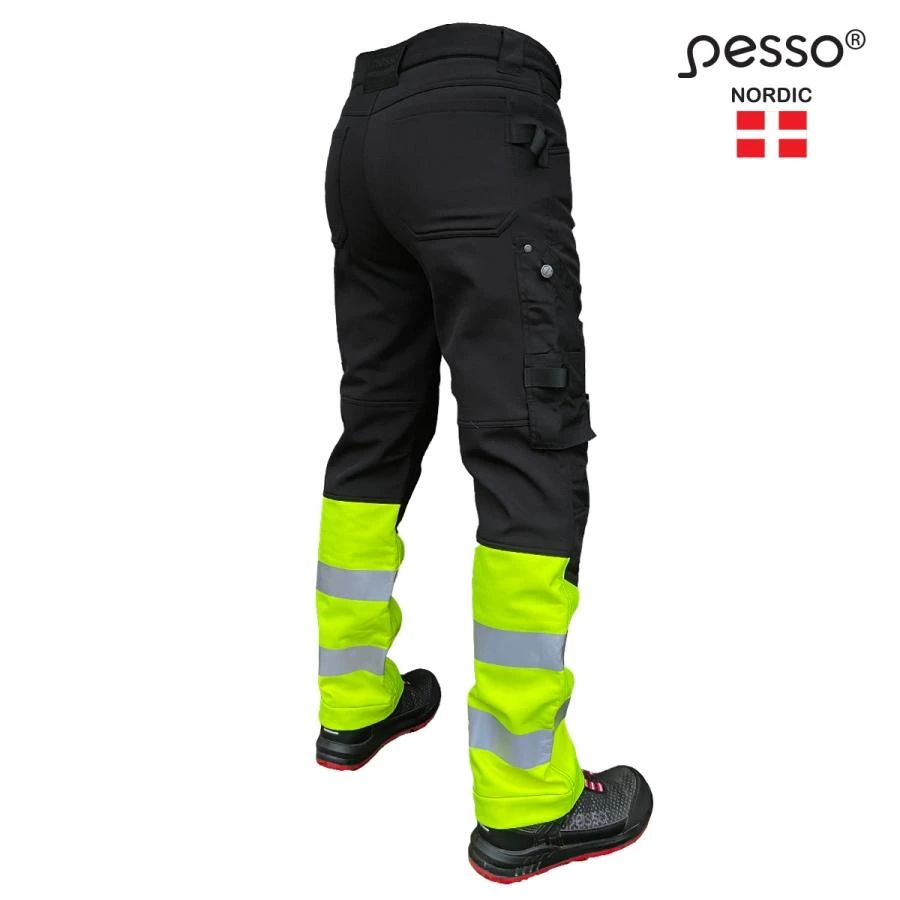 Pašiltintos softshell Pesso kelnės Mercury(geltonos)
