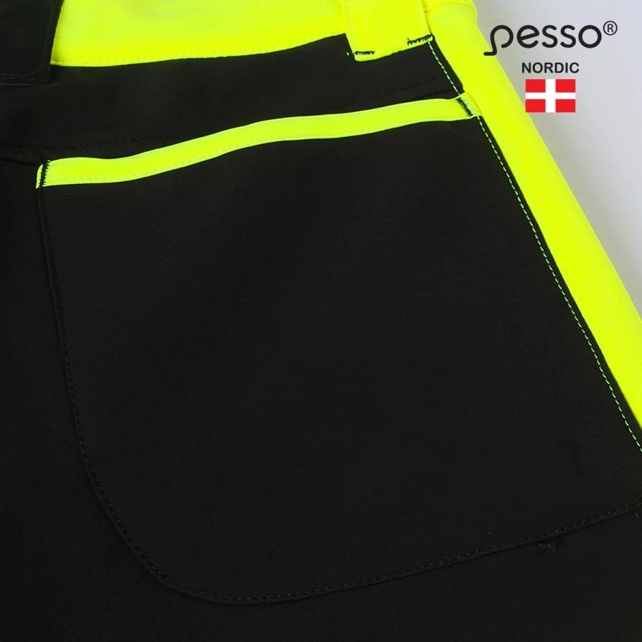Pašiltintos softshell Pesso kelnės Nebraska(geltonos)