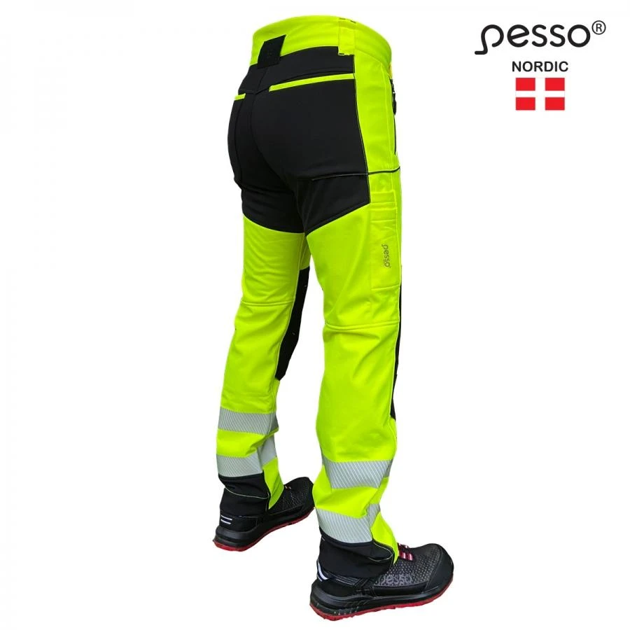 Pašiltintos softshell Pesso kelnės Nebraska(geltonos)