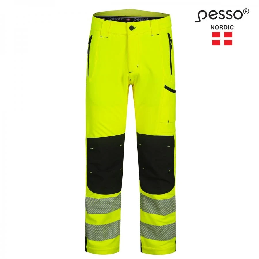 Pašiltintos softshell Pesso kelnės Nebraska(geltonos)