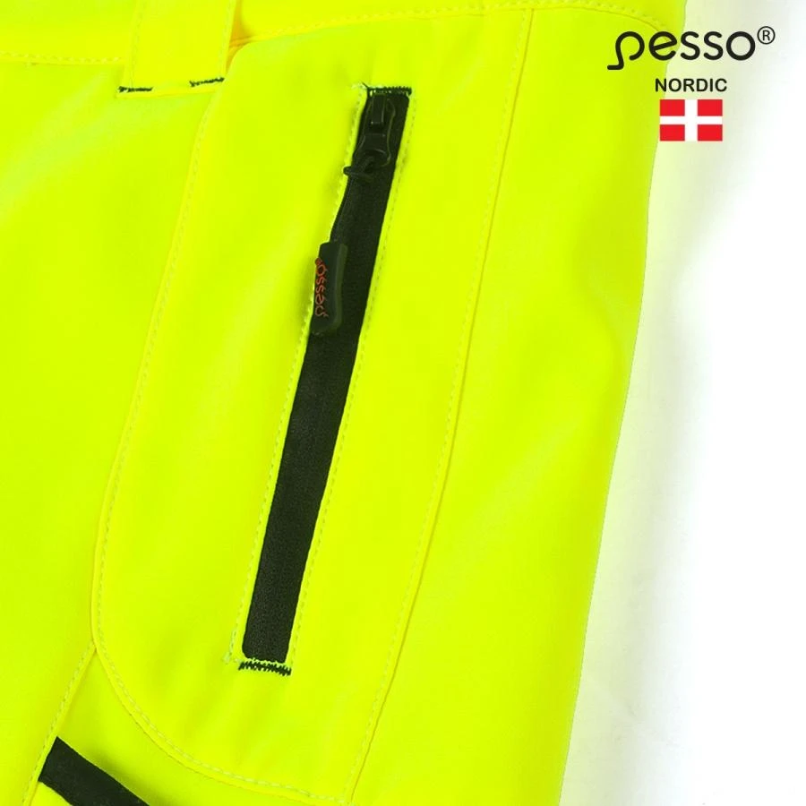 Pašiltintos softshell Pesso kelnės Nebraska(geltonos)