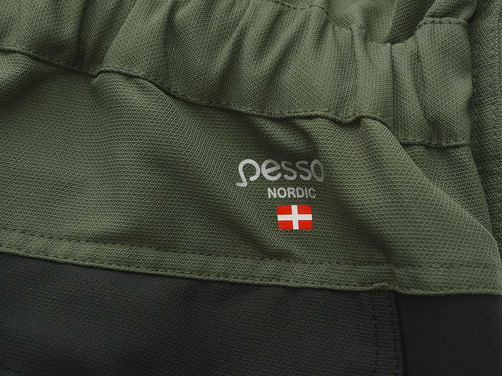 Puskombinezonis Pesso Titan 125 (Spandex/Cordura) žalias