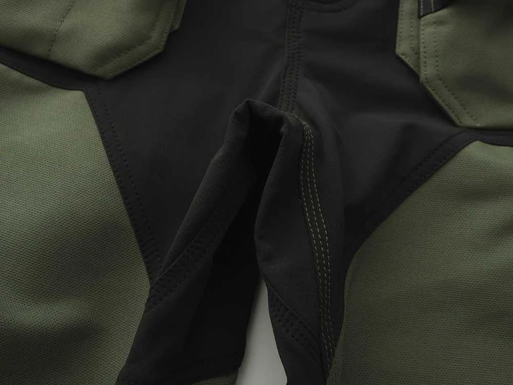 Puskombinezonis Pesso Titan 125 (Spandex/Cordura) žalias